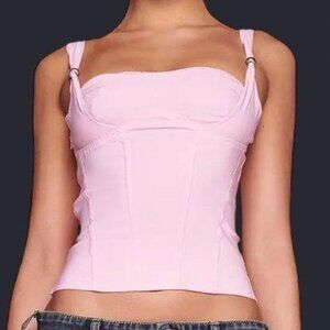 I.AM.GIA Pink Corset Top - Size XS